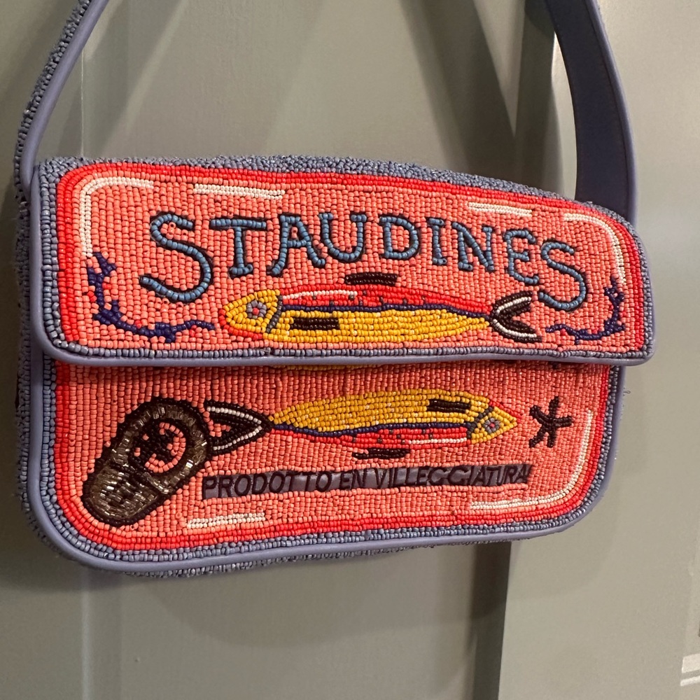 STAUD Staudines beaded Tommy bag - Picture 2 of 6